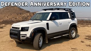 2023 Land Rover Defender 110 P300 Anniversary Edition Review [upl. by Lavud]