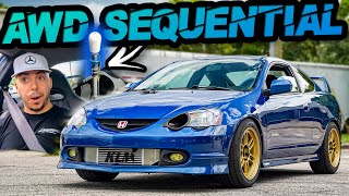 AWD Sequential RSX Shifts INSANELY FAST  Perfectly Brutal Pulls Turbo Honda K20  Ep9 [upl. by Lorenz]