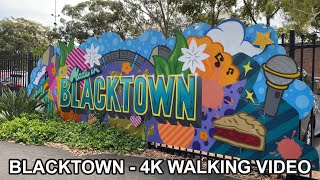 Blacktown Walking Tour  NSW  Australia  4K Video [upl. by Monagan]