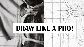 How to Draw with the Grid Method  StepbyStep Tutorial [upl. by Ettegroeg]