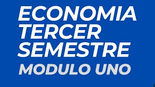 3 SEMESTRE MODULO 1 MICROECONOMIA NIVEL 3 [upl. by Enerehs]