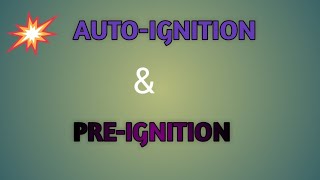 AutoIgnition amp PreIgnition Difference Of An IC EngineHindi [upl. by Jessabell]