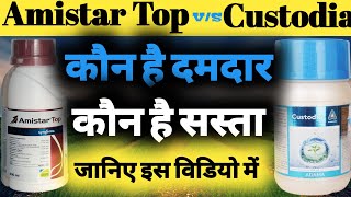 Amistar Top Fungicide VS Custodia Fungicide।। अमिस्टार टॉप फंगीसाइड और कस्टोडिया फंगीसाइड ।। [upl. by Einhapets]