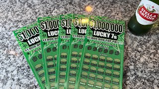 Sip amp Scratch Episode 95 COME ON LUCKY 7s 100 IN TEXAS LOTTERY SCRATCHERS [upl. by Nassi]