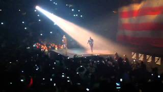 JayZ amp Kanye Performing Otis live Opening Night of The Wat [upl. by Adnik524]