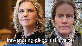 Innvandringsdebatt – Sylvi Listhaug og Tonje Brenna på politisk kvarter nrk 11 november 2024 [upl. by Circosta]