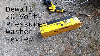 Dewalt DCPW550B 20 Volt Pressure Washer Tool Review tools [upl. by Bunch952]