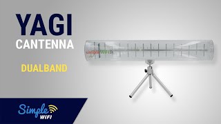 Furthest Reaching 80211ac Dual Band WiFi Yagi Cantenna Explained [upl. by Knowles]