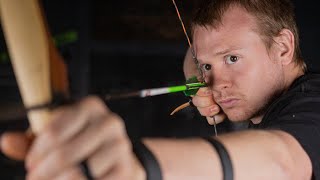 How To SHOOT A TRADITIONAL BOW amp ARROW For The First Time Beginners Guide [upl. by Siulegroj948]