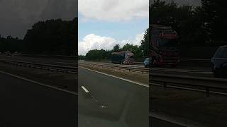 Truck Spotting Grangemouth Slip Road Falkirk District Scotland UK [upl. by Tnomal]