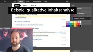 Beispiel qualitative Inhaltsanalyse mit f4 [upl. by Adnuhs]