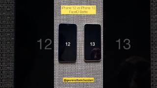 Apple iPhone 12 vs Apple iPhone 13 Face ID Battle [upl. by Grimona743]