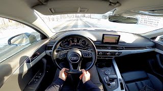 Audi A4 B9 30 TDI 272HP Tiptronic 2015 POV Test Drive amp Acceleration 0100 4K 100 [upl. by Sundin]