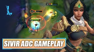 Sivir Adc Gameplay  Wild Rift [upl. by Althea]