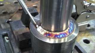 Tig Welding Stainless Steel  Walking the Cup vs TIG Finger® [upl. by Onilecram]