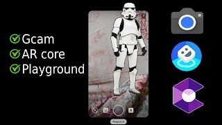 Gcam  Google Playground  ARcore  TEST [upl. by Arehsat393]