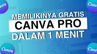 GRATIS CANVA PRO  metode diperbarui 112024 [upl. by Annairba]