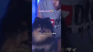 You are a star now💔 goodbye tannie angel😇🤍 v yeontan love shorts [upl. by Renado]