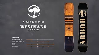 Arbor Snowboards  2018 Product Profiles  Westmark Camber Frank April Edt [upl. by Anair748]