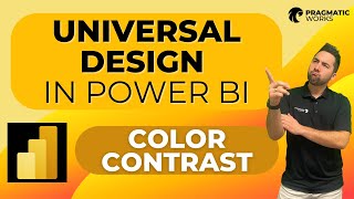 Color Contrast Universal Design in Power BI [upl. by Maud]