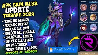 UPDATE APK UNLOCK ALL SKIN MLBB 2024  NBS REBORN V16 [upl. by Thar425]