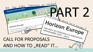 Part 2  Call for proposal and how to understand it [upl. by Rubinstein288]