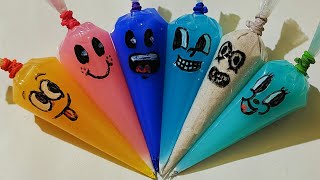 Making Slime with Piping Bags  Satisfying Slime Videos☆ASMR☆ [upl. by Marjie]