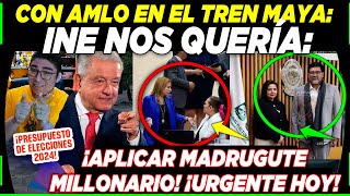 AMLO ¡POR POCO RECIBE MADRUGUETE INE Y TRIBUNAL ¡HACEN ESTO EN PLENO VIERNES [upl. by Ami]