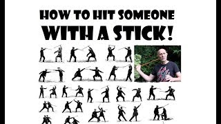 Stick Fighting How to Strike with a Combat Stick [upl. by Sandeep774]