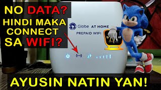 GLOBE HOME PREPAID WIFI ZLT 10g  NO DATA  HINDI MAKA CONNECT SA WIFI EASY TO FIX [upl. by Augusto327]