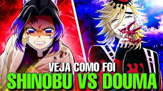 SHINOBU KANAO E INOSUKE VS DOUMA  LUTA COMPLETA DEMON SLAYER [upl. by Schaffel]