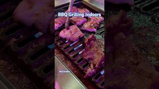 BBQ Grill Indoors at the Korean BBQ grillingseason koreanfood [upl. by Elleirad241]