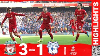 Highlights Liverpool 31 Cardiff City  Elliott scores on return amp a debut for Luis Diaz [upl. by Rogergcam]