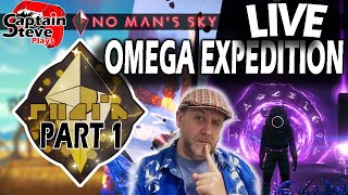 No Mans Sky Omega Expedition  PC Experimental Live NMS Captain Steve Plays LIVE Part 1 [upl. by Keisling]