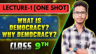 LECTURE1WHAT IS DEMOCRACY WHY IS DEMOCRACYCLASS 9TH CIVICSNCERT COVEREDyoutube viral [upl. by Ettevram]