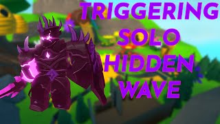 TRIGGERING SOLO HIDDEN WAVE WITH NEW GATLING GUN  TDS [upl. by Adnor]