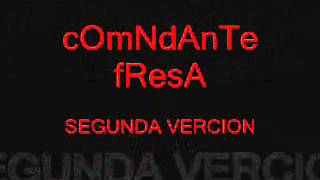 CoMaNdAnTe fReSA SeGuNdA VeRcIoNwmv [upl. by Gorrian]