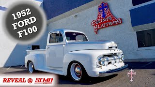 Counts Kustoms Reveals a 52 Ford F100 at SEMA 2023 [upl. by Elmore]