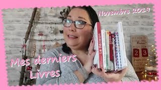 Mes derniers livres  Novembre 2019 [upl. by Akehsyt]