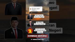 KOMBINASI SEMPURNA prabowo gibran gerindra shortvideo viralshorts [upl. by Anitnuahs]