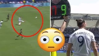 Zlatan Ibrahimovic Scores 35 Yard Screamer And The Winner On LA Galaxy Debut [upl. by Anilyx401]