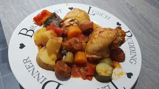 Chicken and vegetable casserole  kurczak duszony z warzywami [upl. by Ahseat]