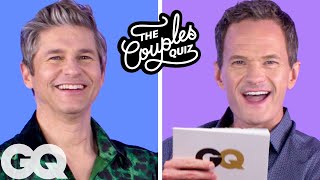 Neil Patrick Harris and David Burtka Take a Couples Quiz  GQ [upl. by Rheta]