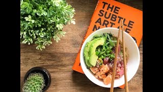 Salmon Quinoa Shashimi Bowl [upl. by Tirb814]