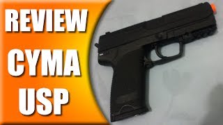 AIRSOFT  Unboxing e Review  CYMA USP CM125 PTBR [upl. by Madriene36]