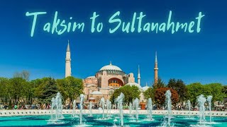 How to get from Taksim to Sultanahmet using Public Transport  Istanbul  Turkey [upl. by Fermin744]