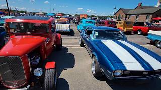 Syracuse NY big classic car show Nationals classic cars owner interviews old car culture to love [upl. by Nosiram]