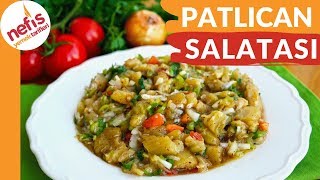 Çok Lezzetli ve Çok Pratik Közlenmiş Patlıcan Salatası Tarifi 🍆 [upl. by Nashoma]