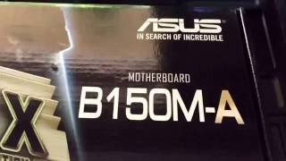 Asus motherboard B150MA [upl. by Ennywg]