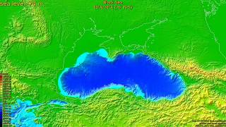 Black Sea sea level change 0  2400 m [upl. by Llertnad]